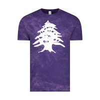 Cloud Purple retro lebanon cedar lebanese Vintage Tee - linhVisuals