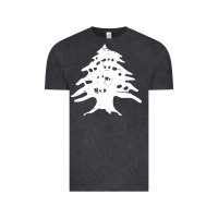 Vintage Black retro lebanon cedar lebanese Vintage Tee - linhVisuals
