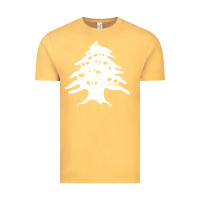 Vintage Mustard retro lebanon cedar lebanese Vintage Tee - linhVisuals