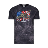 Cloud Black world of tanks veterans day collection (t26e3 eagle 7) t shirt Vintage Tee - linhVisuals
