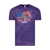 Cloud Purple world of tanks veterans day collection (t26e3 eagle 7) t shirt Vintage Tee - linhVisuals