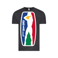 Vintage Black basketball africa league Vintage Tee - linhVisuals