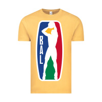 Vintage Mustard basketball africa league Vintage Tee - linhVisuals