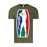 Vintage Olive basketball africa league Vintage Tee - linhVisuals