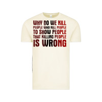 Vintage Arctic why do we kill people who kill people to show that killing people Vintage Tee - linhVisuals