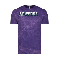 Cloud Purple Newport School Vintage Tee - linhVisuals