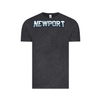 Vintage Black Newport School Vintage Tee - linhVisuals