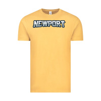 Vintage Mustard Newport School Vintage Tee - linhVisuals