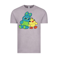 Vintage Zinc bunny and ducky Vintage Tee - linhVisuals