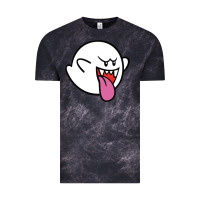 Cloud Black boo Vintage Tee - linhVisuals