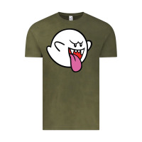 Vintage Olive boo Vintage Tee - linhVisuals