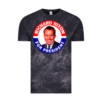 Cloud Black richard nixon president usa vote election campaign t shirt Vintage Tee - linhVisuals