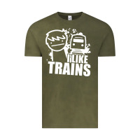 I Like Trains Vintage Tee | Teevron