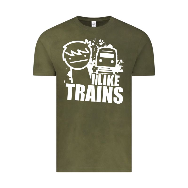 I Like Trains Vintage Tee by linhVisuals | Teevron