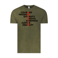 Vintage Olive anti trump resist Vintage Tee - linhVisuals