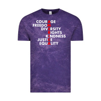 Cloud Purple anti trump resist Vintage Tee - linhVisuals