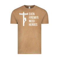Vintage Camel even firemen need heroes lineworker powerline technician premium Vintage Tee - linhVisuals