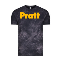 Cloud Black Pratt Institute Vintage Tee - linhVisuals