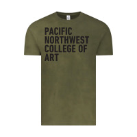 Vintage Olive Pacific Northwest College of Art Vintage Tee - linhVisuals