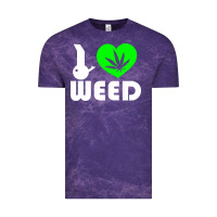 Cloud Purple i love weed fun Vintage Tee - linhVisuals
