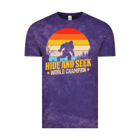 Cloud Purple hide and seek world champion bigfoot t  shirt hide and seek world cham Vintage Tee - linhVisuals