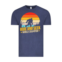 Vintage Denim hide and seek world champion bigfoot t  shirt hide and seek world cham Vintage Tee - linhVisuals