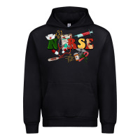 Black Christmas nurse Urban Hoodie - BarkalooDesign