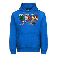 Cobalt Christmas nurse Urban Hoodie - BarkalooDesign