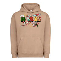Pigment Burro Christmas nurse Urban Hoodie - BarkalooDesign
