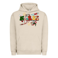 Pigment French Oak Christmas nurse Urban Hoodie - BarkalooDesign