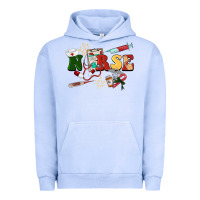 Pigment Grape Ice Christmas nurse Urban Hoodie - BarkalooDesign