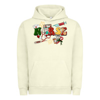 Pigment Pistachio Christmas nurse Urban Hoodie - BarkalooDesign