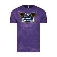 Cloud Purple twin city christian school Vintage Tee - linhVisuals