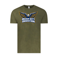 Vintage Olive twin city christian school Vintage Tee - linhVisuals