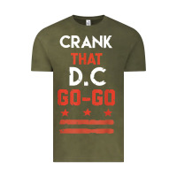 Vintage Olive vintage washington d.c crank that go go music design gift. t shirt Vintage Tee - linhVisuals