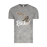 Cloud Rock great lakes shaped men women petoskey stone michigan rocks pullover ho Vintage Tee - linhVisuals