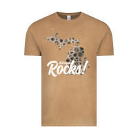 Vintage Camel great lakes shaped men women petoskey stone michigan rocks pullover ho Vintage Tee - linhVisuals