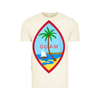 Vintage Arctic guam coat of arms souvenir gift flag chamorro t shirt Vintage Tee - linhVisuals