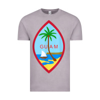 Vintage Zinc guam coat of arms souvenir gift flag chamorro t shirt Vintage Tee - linhVisuals