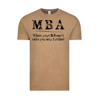 Vintage Coffee mba graduation gifts when your bs can't take you further Vintage Tee - linhVisuals