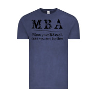 Vintage Denim mba graduation gifts when your bs can't take you further Vintage Tee - linhVisuals