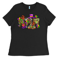 Black mardi gras dental Ladies Tee - BundleAndBundleShop