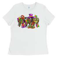 White mardi gras dental Ladies Tee - BundleAndBundleShop