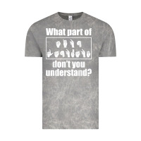 Cloud Rock funny sign language gift men women hand symbol interpreter t shirt Vintage Tee - linhVisuals