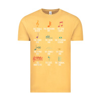 Vintage Mustard musical notes symbol definition   humor musician t shirt Vintage Tee - linhVisuals