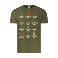 Vintage Olive musical notes symbol definition   humor musician t shirt Vintage Tee - linhVisuals