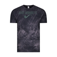 Cloud Black just deduce it funny sherlock holmes detective raglan baseball tee Vintage Tee - linhVisuals