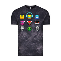 Cloud Black geometry dash insane Vintage Tee - linhVisuals