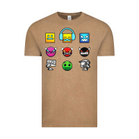 Vintage Coffee geometry dash insane Vintage Tee - linhVisuals