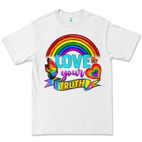 White Love Your Truth Premium Tee - BundleAndBundleShop